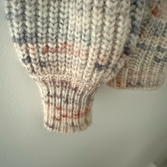 Sezane Multi Speckled Pierre Cardigan - Cream - Picture 5 of 10